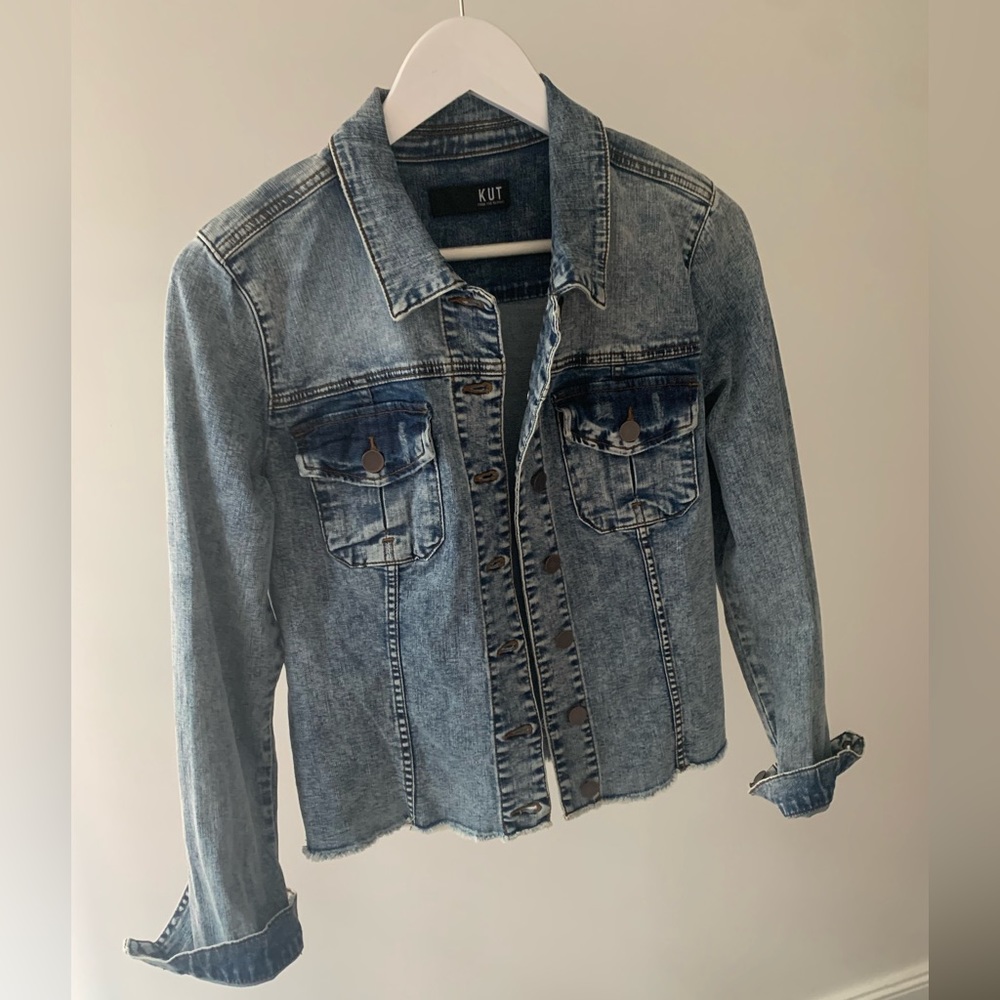 Kut from the Kloth Denim Jacket, Size Medium